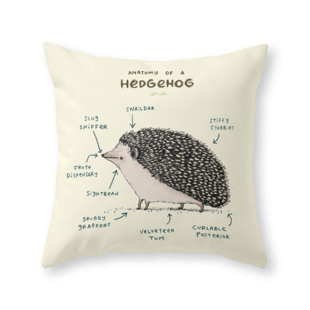 Hedgehog Throw Pillow