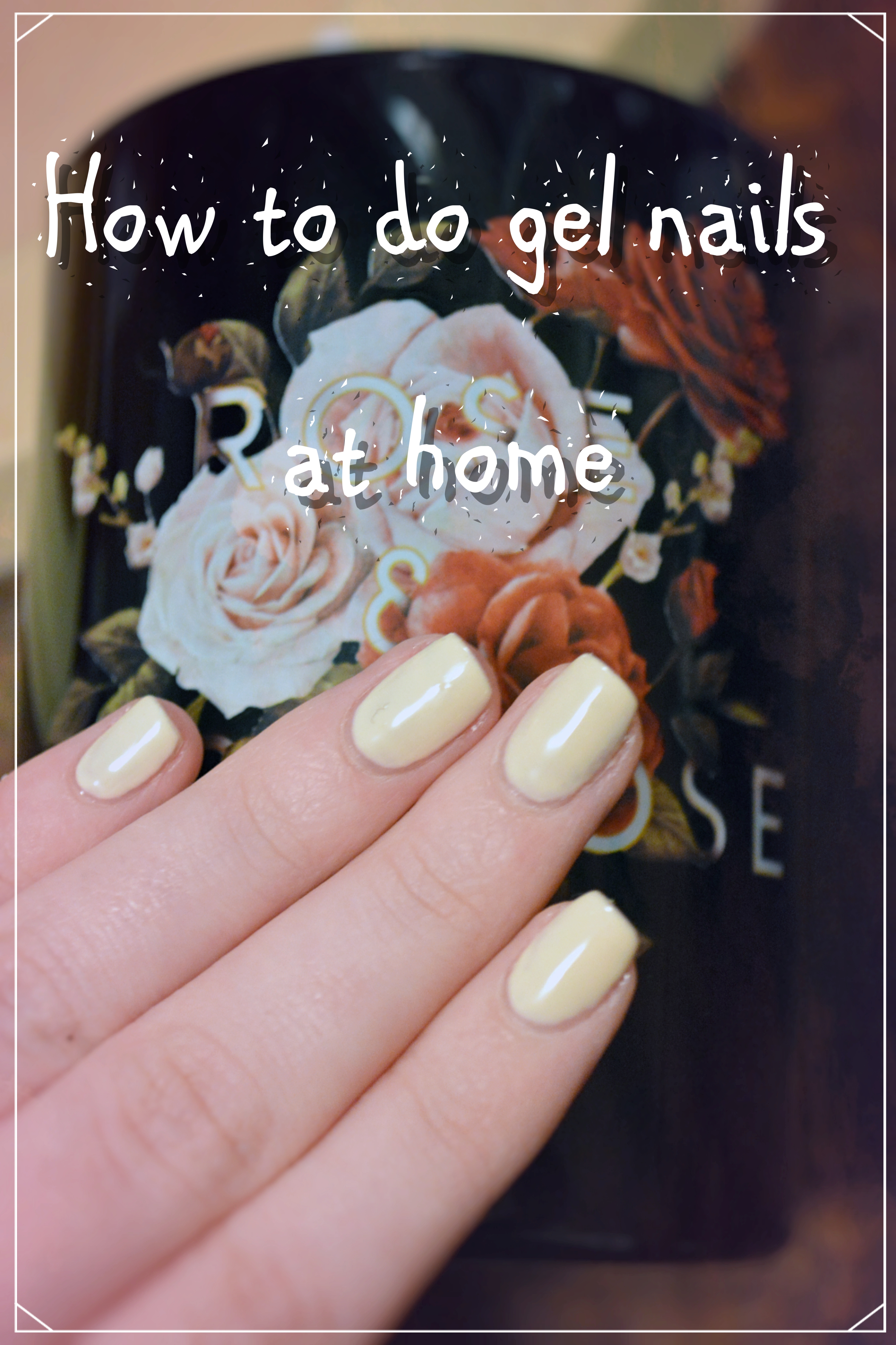 How to do easy gel nails at home!