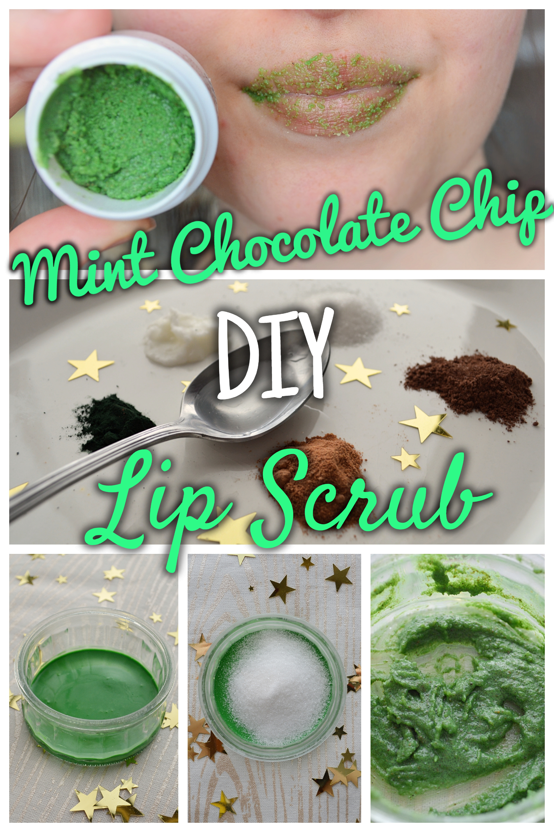 DIY Mint Chocolate Lip Scrub