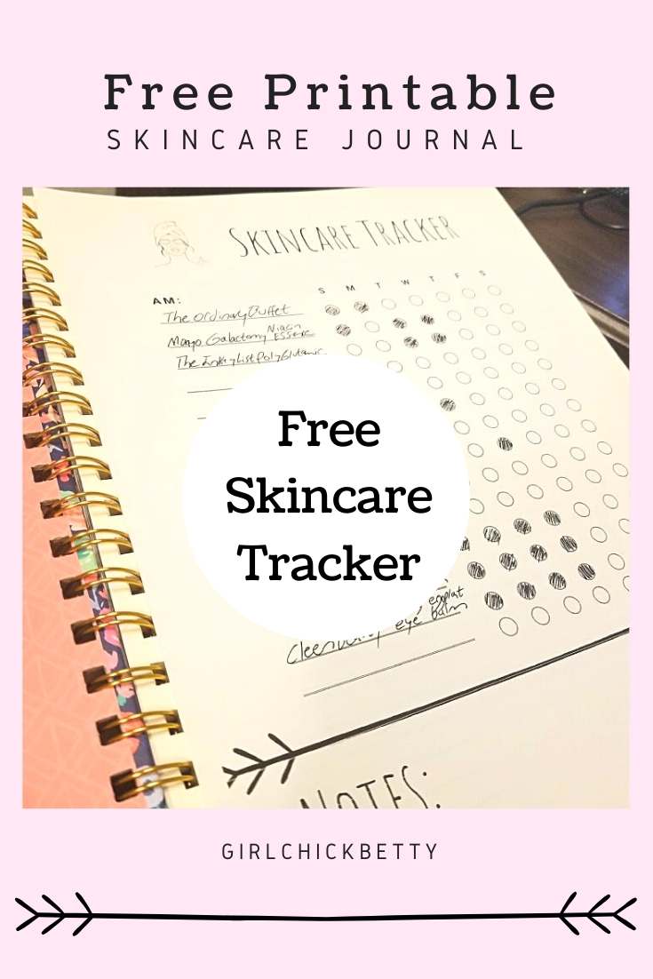 Free Skincare Tracker Planner Template